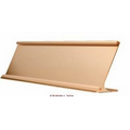 Desk Top Smooth Metal Nameplate Holder (2"x10")